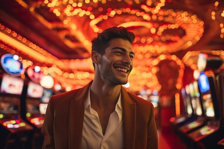 Dealer menjalankan sesi Live Casino dalam suasana interaktif dan menghibur