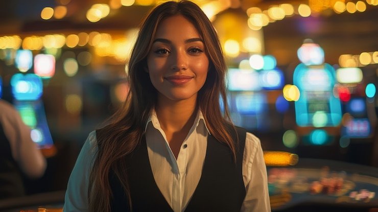Permainan meja klasik seperti blackjack dan roulette di platform online